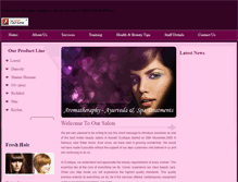 Tablet Screenshot of exotique-salon.com